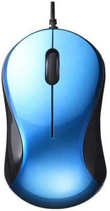 BUFFALO - BUFFALO 有線靜音 BlueLED 滑鼠 (保用3個月) ME-BU100BL (ME-BU100BL)