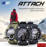LOKMAT 新品ATTACK 智慧手錶 戶外運動 登山 計步 移動定位 睡眠 心率健康監測 多功能防水手錶23545