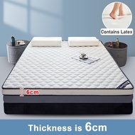 Thickness 6CM/10CM Latex composite sponge mattress Tilam Single/ Queen/King Tatami Foldable Mattress Thick Mattress Topper