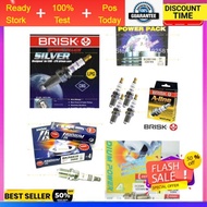 Spark Plug Brisk Silver Premium A-line NGK Iridium Denso Power pack Laser Flow Turbo NGK Iridium Spa