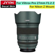 Sticker For Viltrox Pro 27mm F1.2 Z Camera Lens Decal Skin Vinyl Wrap Protective Film Coat ( For Nik