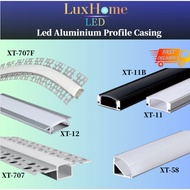 LED Channel Strip Light Aluminium Led Aluminium Profile Casing Profile Track Housing Aluminium 1mete