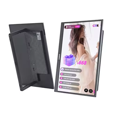 Anmite 14/15.6 Inch Wireless Projection Monitor Automatic rotation Portable Display for Laptop, Mac 