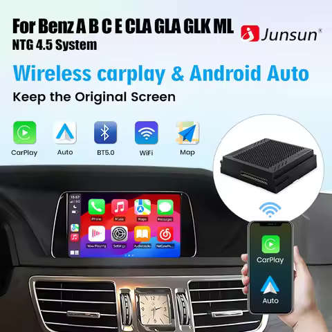 Junsun Wireless Carplay Becker Module Suitable for Mercedes Benz A B C E CLA GLA GLK ML Sprinter NTG