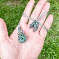 翡翠平安扣 編織項鍊