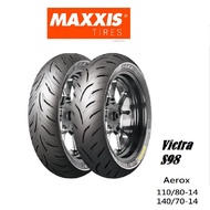 Maxxis Tubeless For Aerox 110/80-14 & 140/70-14 ( Each Tire Free Sealant & Pito)