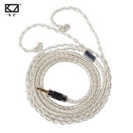 KZ 8 Core Silver Plated Upgrade Wire Thickened Earphone Cable for KZ ZS10 PRO ZAX ASX ZSX ZSN PRO DQ