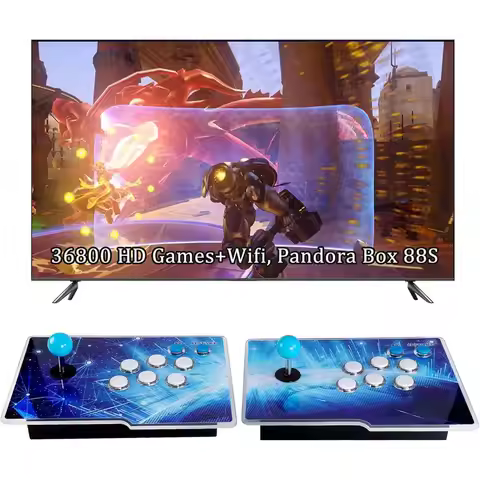 36800 Games 3D Pandora Box 88S Pro Arcade Game ole,Wii unction Video Game hine,1280x720 HD Output,Se