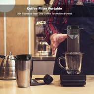 [verne1.sg] Portable Reusable Coffee Dripper Coffee Filters Drip Tea Holder Mesh Baskets