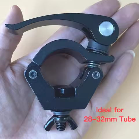 Fast Lock Lighting Clamp 30mm Tube Aluminium Truss Clamps 28-32mm O Hook Stage Light Mount Bracket P