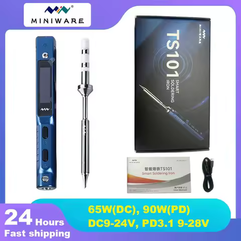 MINIWARE TS101 Electric Soldering Iron Digital Display High Power Welding Pen Internal Heating House