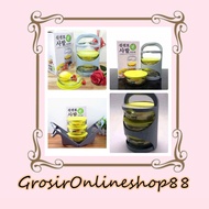 Rantang Glass Bowl/vegetable Bowl/Bantang Glass Bowl 3 tier