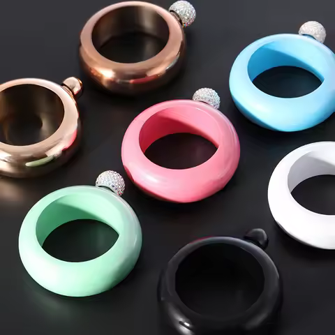 3.5oz SS hand oring Hip Flask with Funnel Pocket Hip Flask gift package Alcohol Whiskey Hip Flask Sc