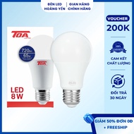 7W 8W round Led Bulb, bright white, waterproof, super bright, energy saving, E27 - 220V screw cap - 