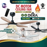 DEKA F5DC PRO / F5DC LED PRO / FANZO CHAMPION 38 42 46 56 Inch Ceiling Fan with Light LED DC Motor K