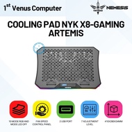 NYK X8 ARTEMIS RGB GAMING COOLINGPAD WITH PHONE HOLDER / CLP06-NYK