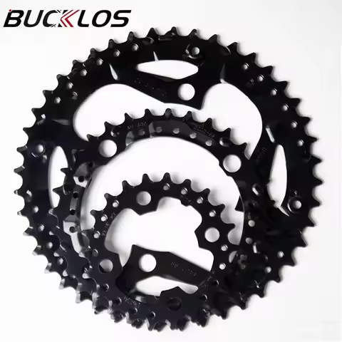 Bicycle Chainring 104/64BCD MTB Chainwheel 24T 26T 28T 32T 38T 42T 44T Double/Triple Speed Chain Rin