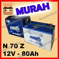 Mass Wet Car Battery Xp N70Z 12V 80Ah 75D31R