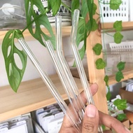 Aesthetic Glass straws/Korean aesthetic Glass straws/Glass drink straws