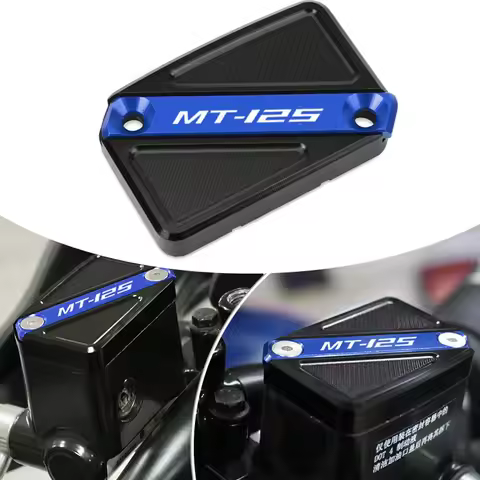 Motorcycle CNC Front Brake Reservoir Fluid Tank Cover Oil Cup Cap Fit For MT-125 MT 125 YZF-R125 YZF