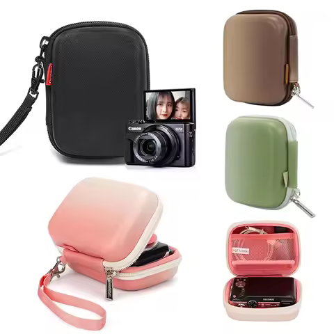 ZV-1 G7X3 Hard Case Digital Camera Bag for for Sony ZV-1II ZV1 ZV-1M2 ZV-1F RX100 M7 M6 Canon G7 X M