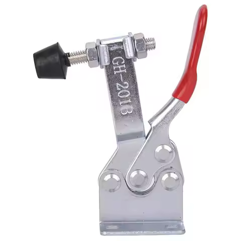 GH-201B Toggle Clamps Woodworking Heavy Duty Quick-Release Clamp Latch Push Pull Foot Workbench Clam