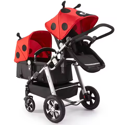 New Twins baby stroller 2 in 1,travel baby carriage, Newborn Pram,Portable Kids Stroller, double bab