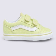 รองเท้าเด็กVANS OLD SKOOL V (1_4 YEARS) GLITTER LIME SHERBET TODDLER สินค้ามีประกันแท้