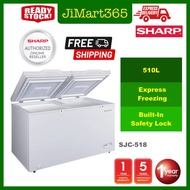 [FREE SHIPPING] [Delivery By Seller Kedah & Penang Only] Sharp 510L Chest Freezer SJC518