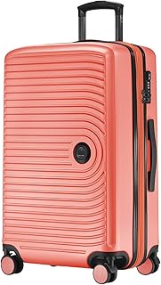 Mitte - Large Hard Shell Suitcase, TSA 4 Wheels, Check-in Luggage with 8 cm Volume Extension, 77 cm,