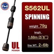 SEASIR Stream Solid Wood Fishing Rod FUJI A+O Guide Rings UL1.57M-1.98M 86G Ultralight BFS TORAY 40