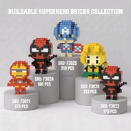 All New LS BRICKS Mini Marvel Anime Micro Block Figure DIY Cute Collectible Brick Toy for KidsAdults