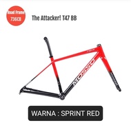 Frame Carbon Roadbike Mosso 736CB Rangka Sepeda Balap Road Bike Carbon Mosso 736 CB