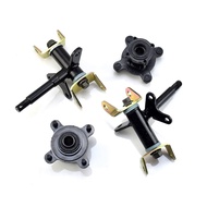 Steering Strut Knuckle Spindles with Brake Disc Wheel Hubs Fit For China ATV 110cc 125cc 150cc Golf Buggy Quad Bike Part