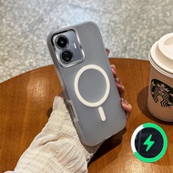 Suitable for vivo Y77 5G Y76 5G Y75 5G phone cases colored new jelly cases wireless magnetic frosted