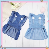 Dog Denim Skirt Summer Pet Dog Jean Dress Fashion Female Dog Clothes Puppy Costume