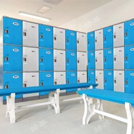 Color Plastic Locker Employee Cabinet Gym Swimming Pool Bathroom Bathroom Bathroom Locker with Lock 