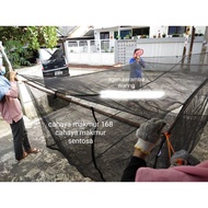 Fish net cage with lid 5m x 1.5m x 1.5m floating net cage fish pond