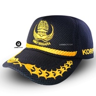 Premium ASN Korpri Hat Civil Servant/ Thick Embroidered Civil Servant/
