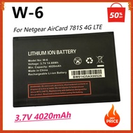 4020mAh 3.7V Rechargeable Battery Replacement for Netgear AirCard 781S 4G LTE W-6  AT&T UnitePro 4G 