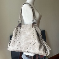 Women's Large Shoulder Bag Vintage Boho Grunge Studs