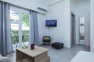 Rumah  m² dengan 1 bilik tidur dan 1 bilik mandi peribadi di Kallithea (Sunny 1 Bd Apt in Kallithea 