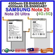 NGS 4300mAh Battery EB-BN980ABY For SAMSUNG Galaxy Note 20 / 4500mAh EB-BN985ABY For SAMSUNG Note 20