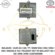 BALAA3O-AUDI A3/A8/TT/BMW E46/E63/E64/E83/MAZDA 6 '04/PEUGEOT 407 '04 BALLAST (D1/D2) 35W (ORG) 1307