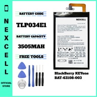 NEXCELL Bateri Serasi untuk BlackBerry KEYone Battery Bateri ( BAT-63108-003 , TLP034E1 ) ( 3505mAh 
