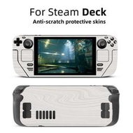 steam deck掌機貼紙防刮木紋痛貼創意卡通steamdeck貼膜改色防滑 2AQT