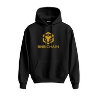 Hoodie BNB Chain crypto binance Sweater Fleece Hoodie Black Black Cloth