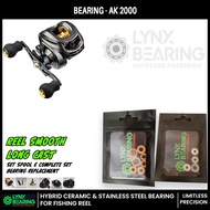 Lynx Bearing reel AK200 ceramic stainless steel fishing baitcasting spool spool bearing