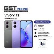 Vivo Y17s 6GB+6GB Extended Ram+128GB Rom (Original Malaysia Set) With Premium Gift