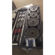 DUMBBELL DUMBELL BARBELL 50KG SET IRON TYPE